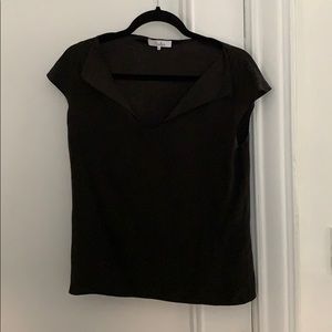Black Parker Silk Top